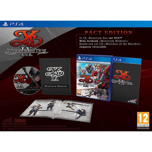 Ys IX: Monstrum Nox. Pact Edition [английская версия] PS4