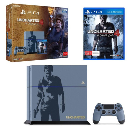 Игровая консоль PlayStation 4 1Tb Uncharted 4 limited edition PS4Fat (CUH-1208B) NEW (Русская версия)