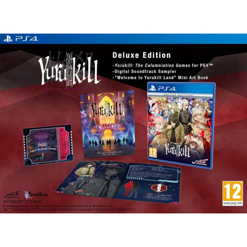 Yurukill: The Calumnation Games - Deluxe Edition (английская версия). PS4