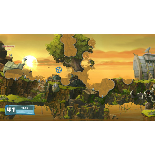 Worms Battlegrounds & Worms WMD - Double Pack (английская версия) PS4
