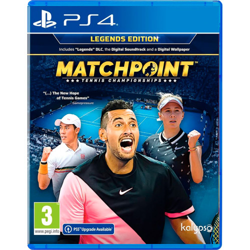 Matchpoint Tennis Championship - Legend Edition (Русские субтитры) PS4